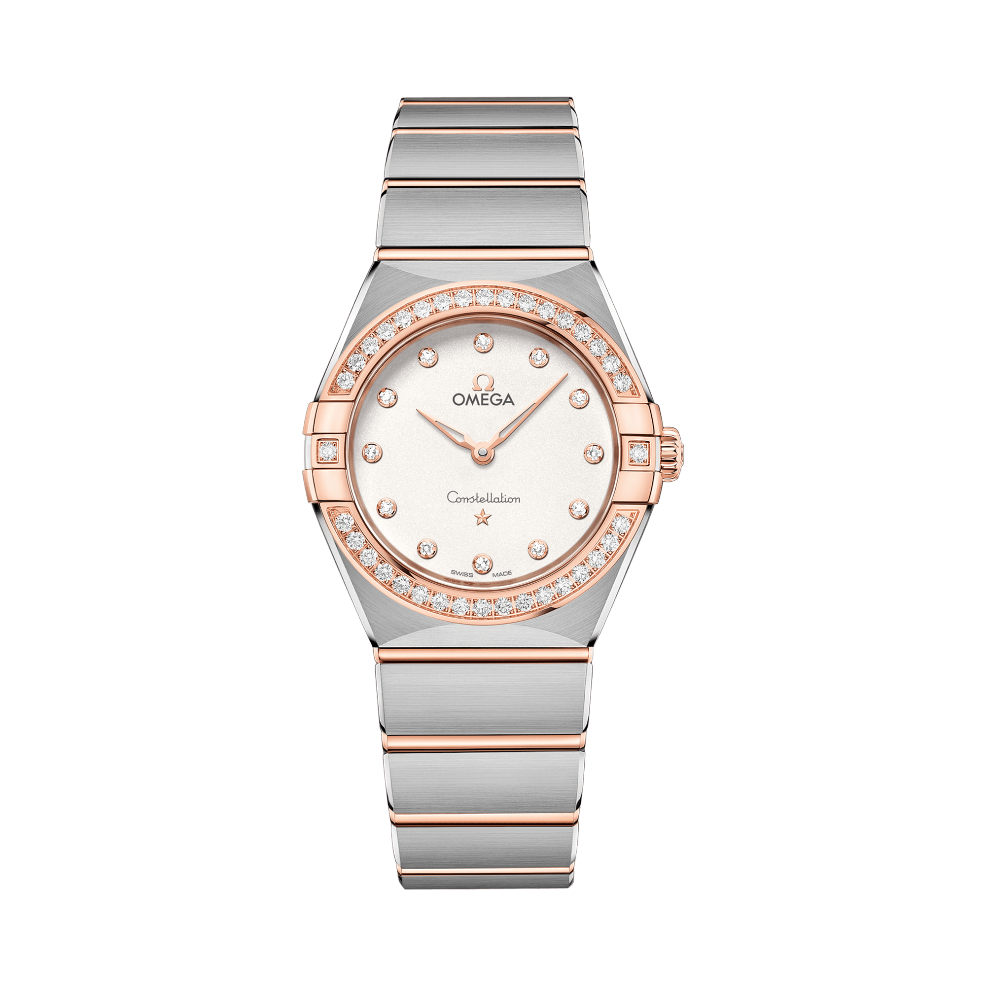 OMEGA Constellation 28mm, Silver Dial, Diamond Numerals_1