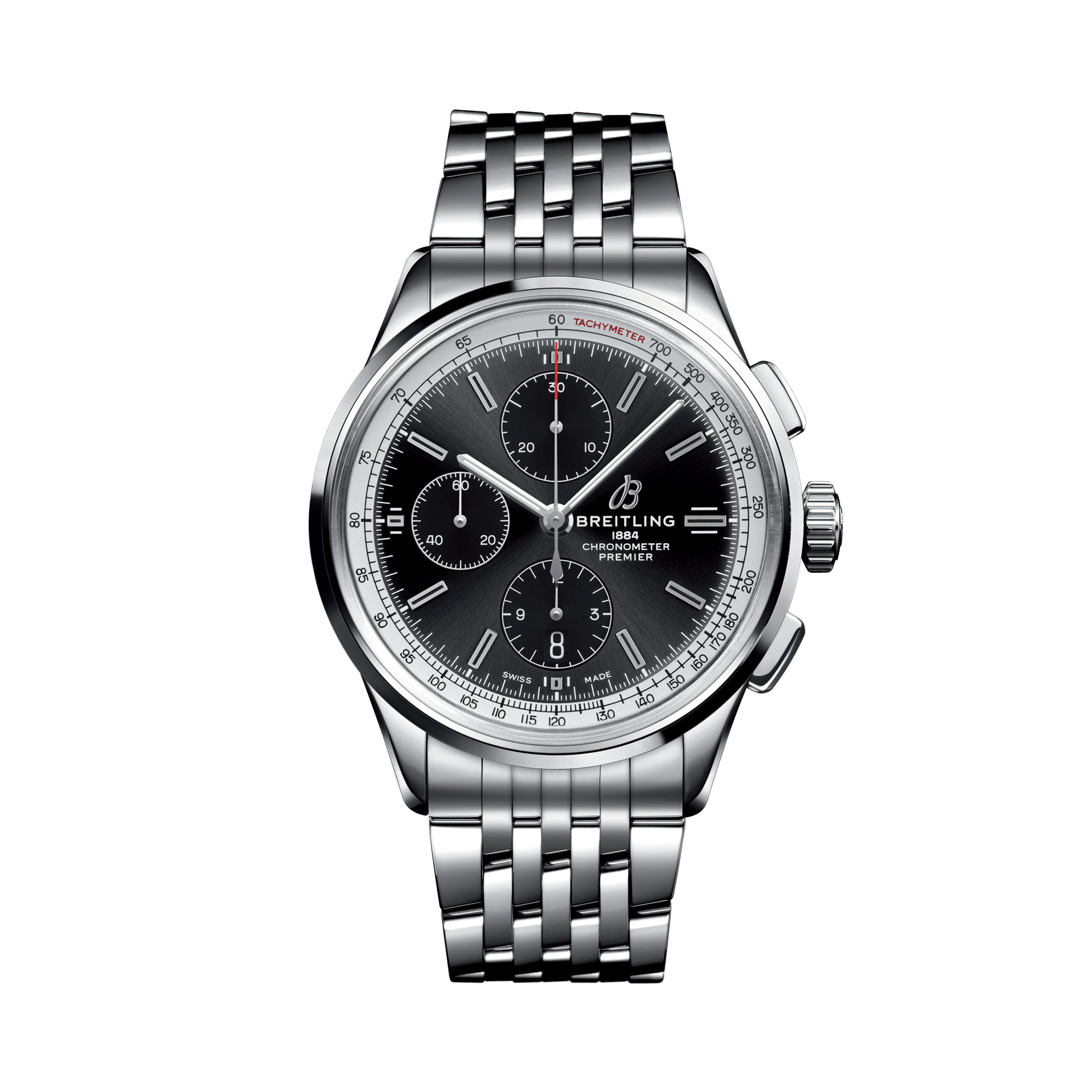 Breitling Premier Chronograph 42 42mm, Black Dial, Baton Numerals_1