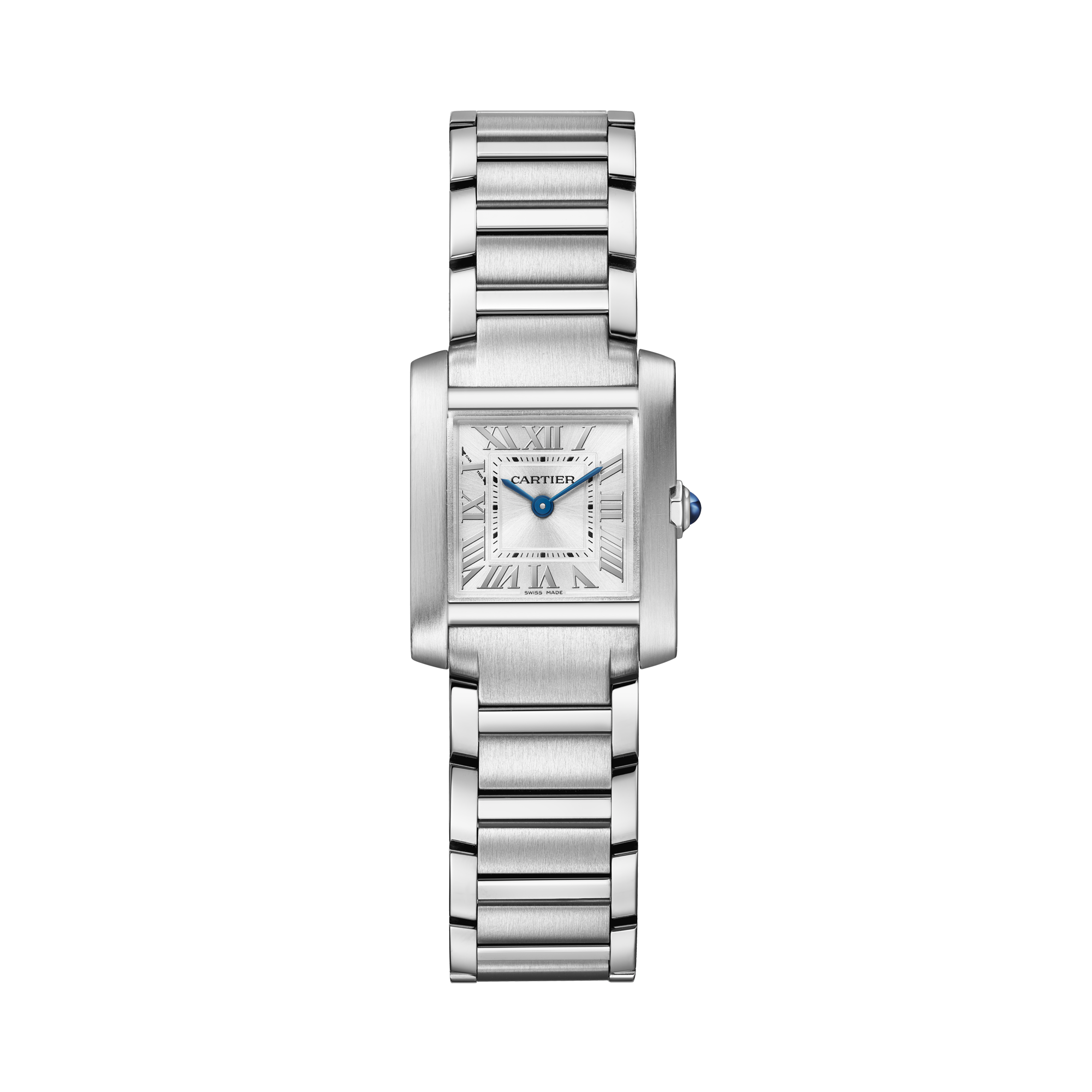 Cartier Tank Française 21.2mm, Silver Dial, Roman Numerals_1