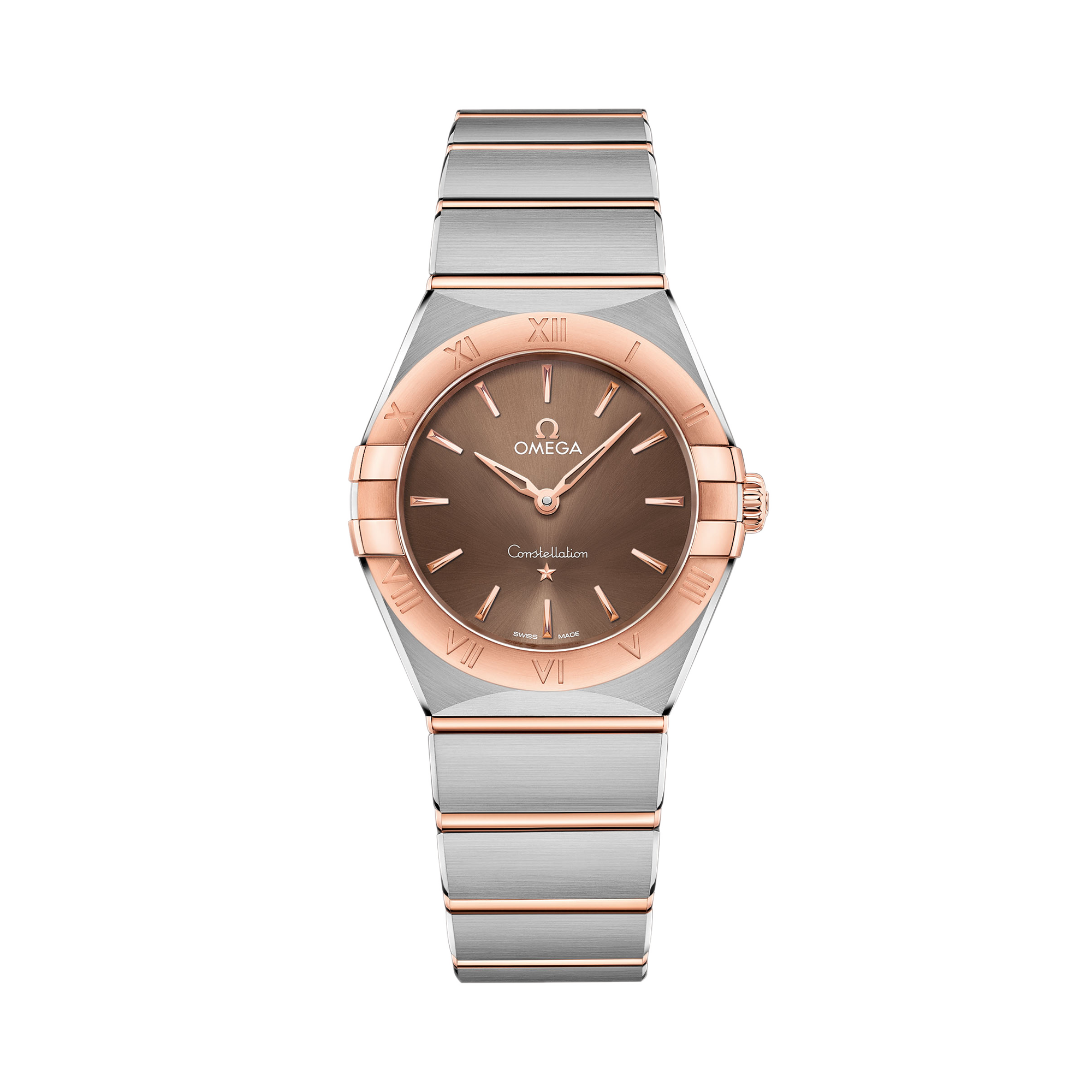 OMEGA Constellation 28mm, Chocolate Dial, Baton Numerals_1