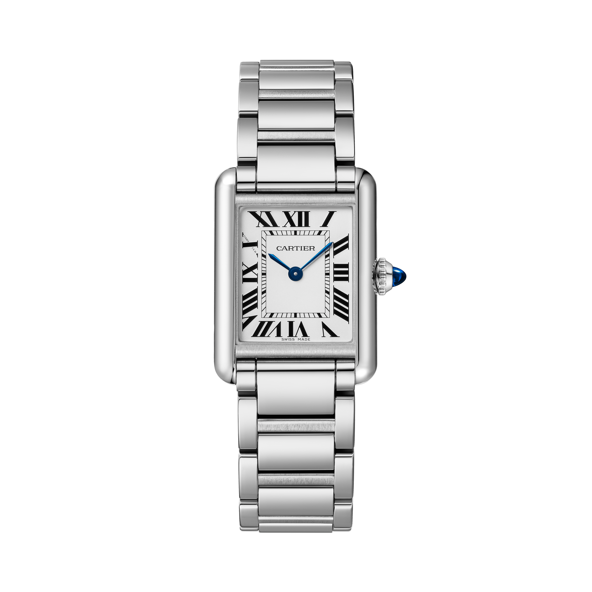 Cartier Tank Must SolarBeat 22mm, Silver Dial, Roman Numeral_1