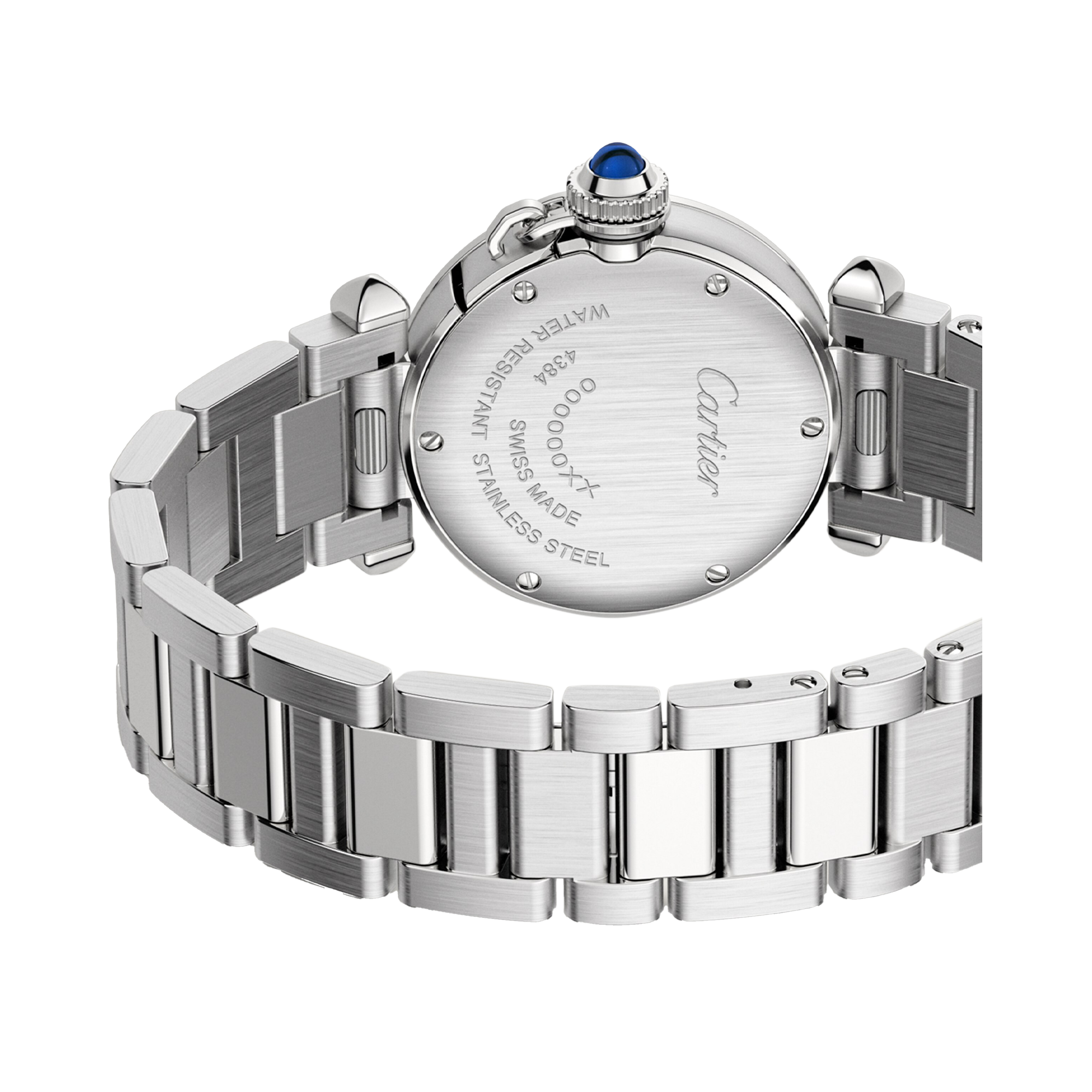 Cartier Pasha de Cartier 30mm, Silver Dial, Arabic Markers_3