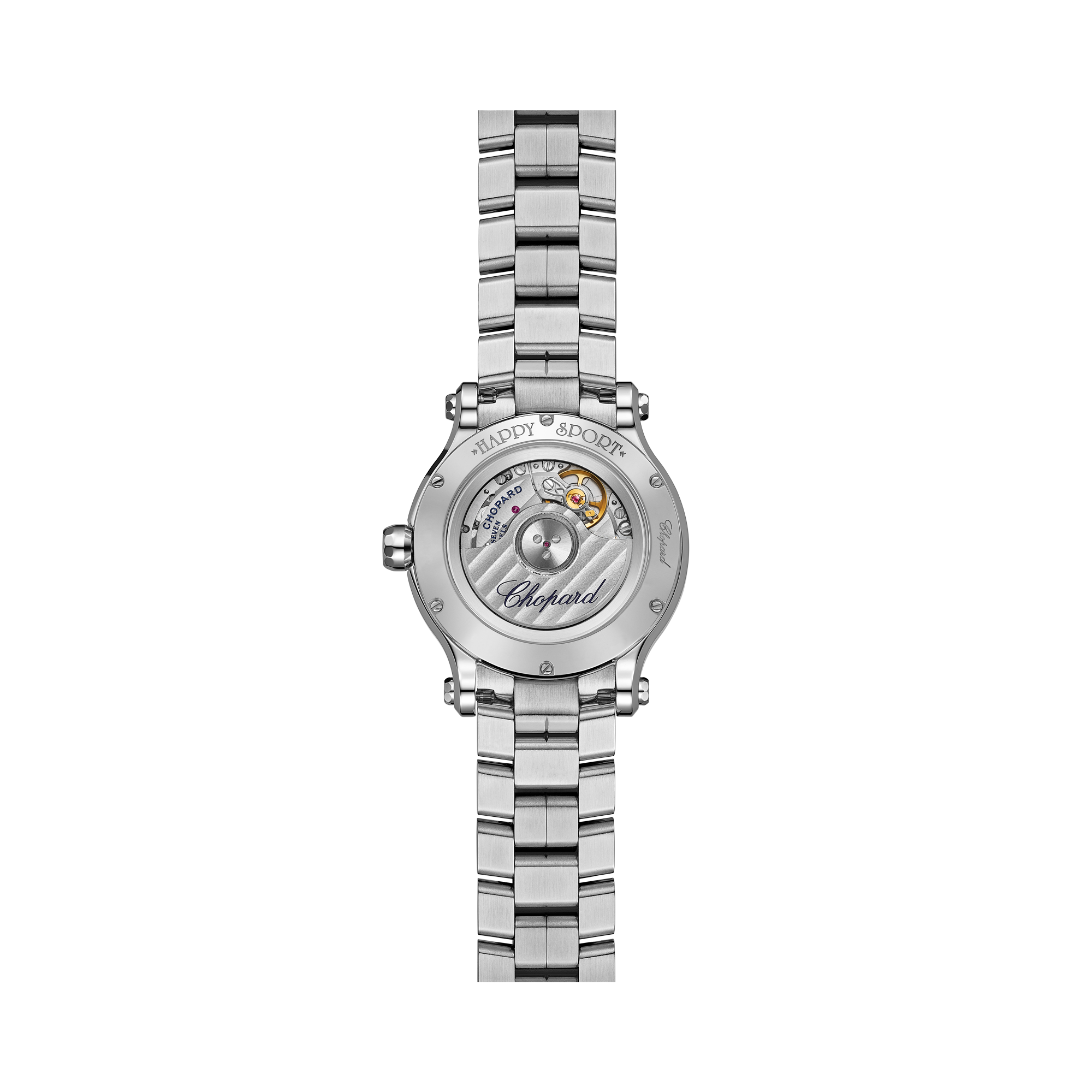 Chopard Happy Sport 33 33mm, Silver Dial, Baton/Roman Numerals_2