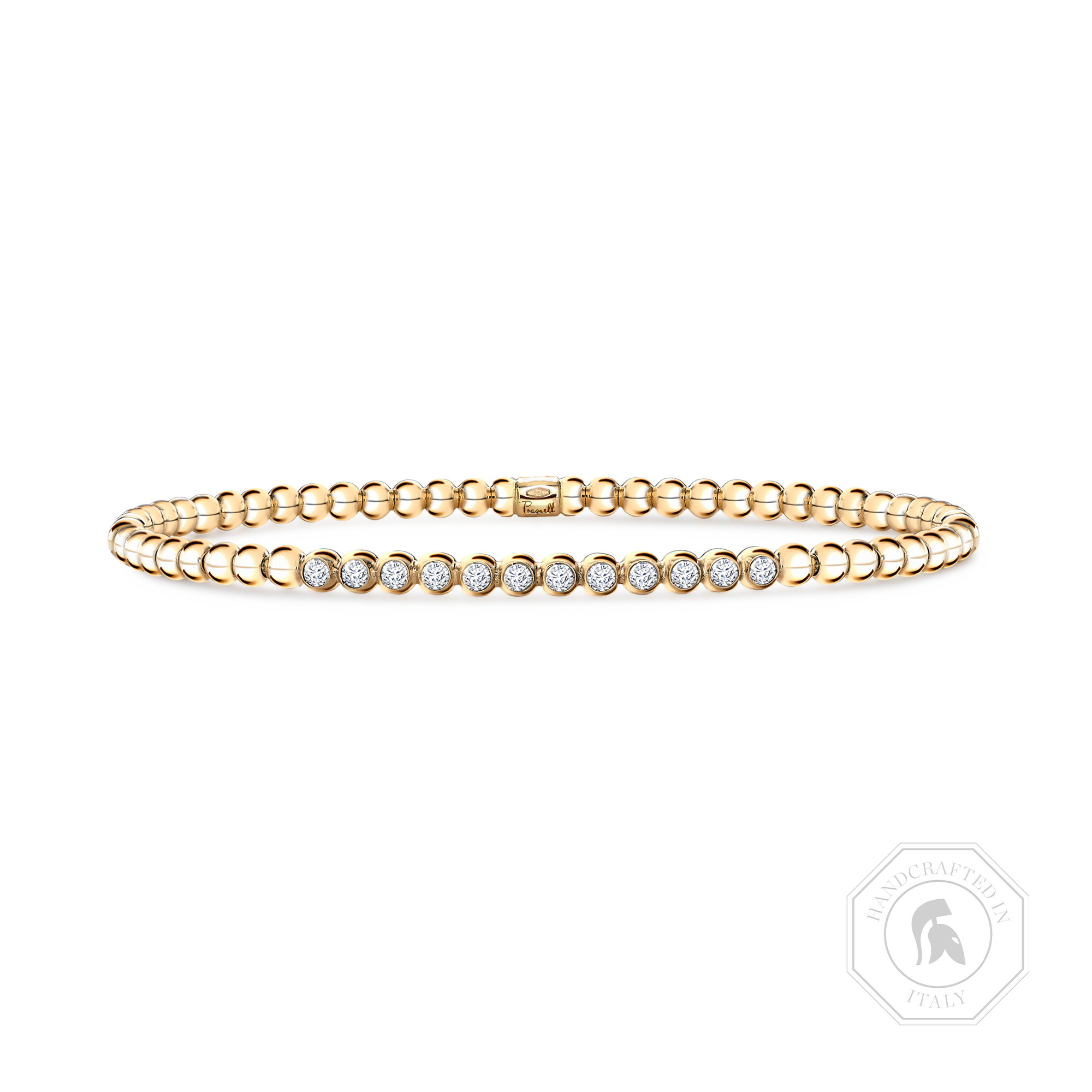 Bohemia Diamond Bracelet Brilliant Cut, Rubover Set_1