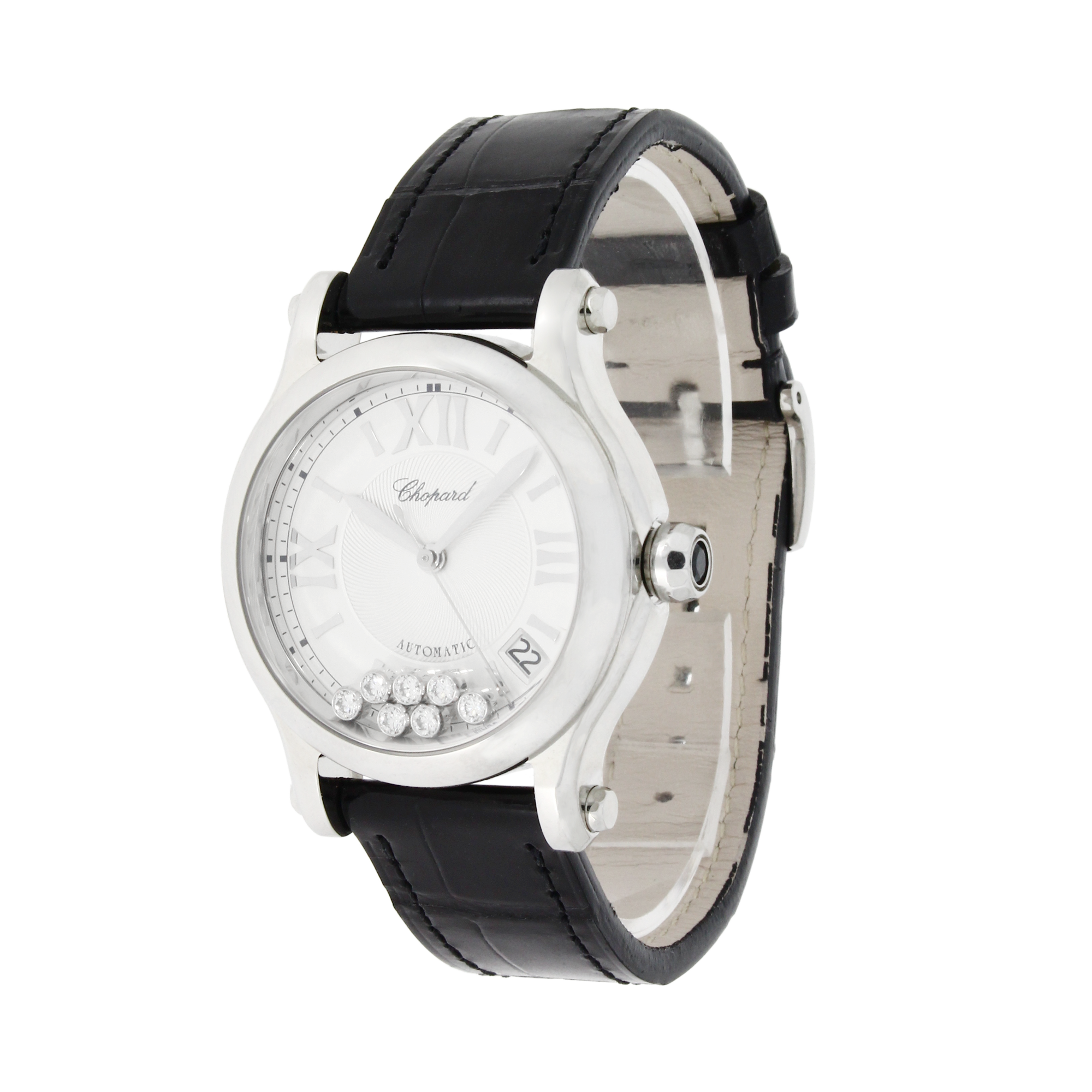 Chopard Happy Sport 36mm, Silver Dial, Roman Numerals_2