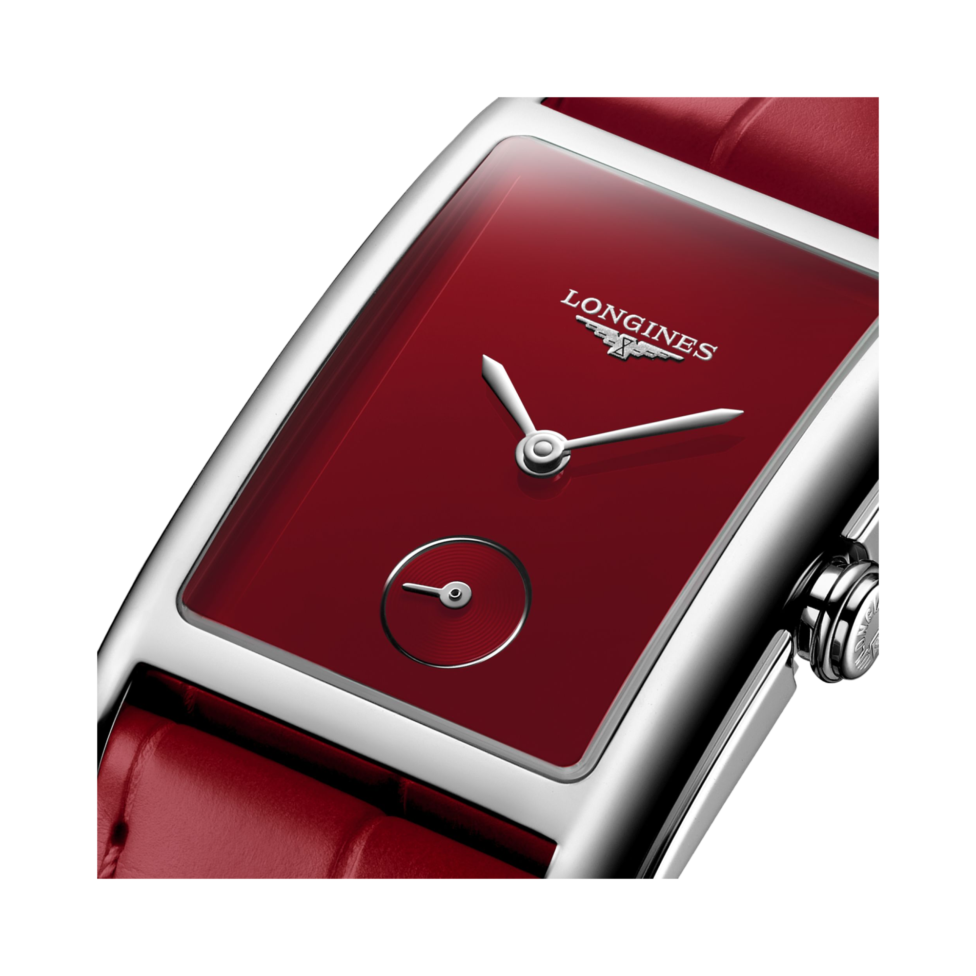 Longines DolceVita 23.3mm, Red Dial, N/A Numerals_3