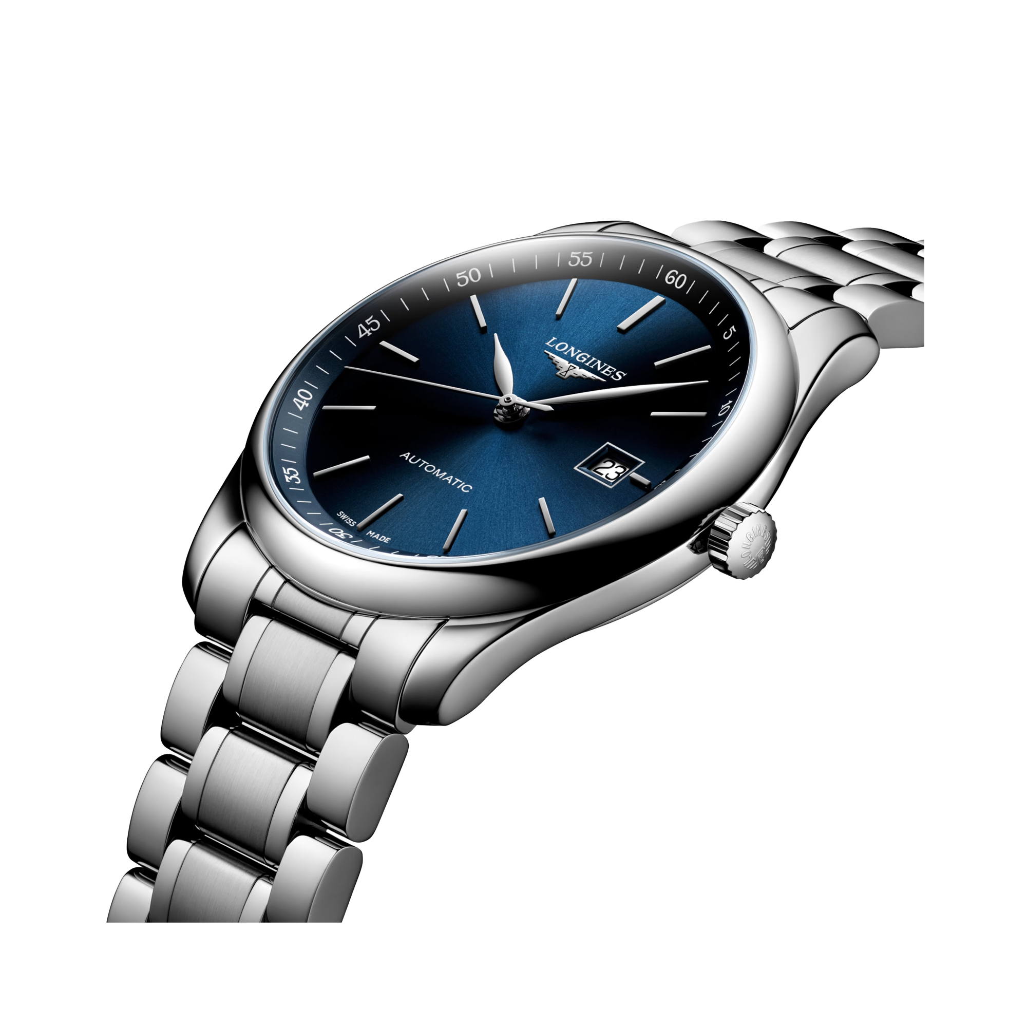 Longines Master collection 40mm, Blue Dial, Baton Numerals_2