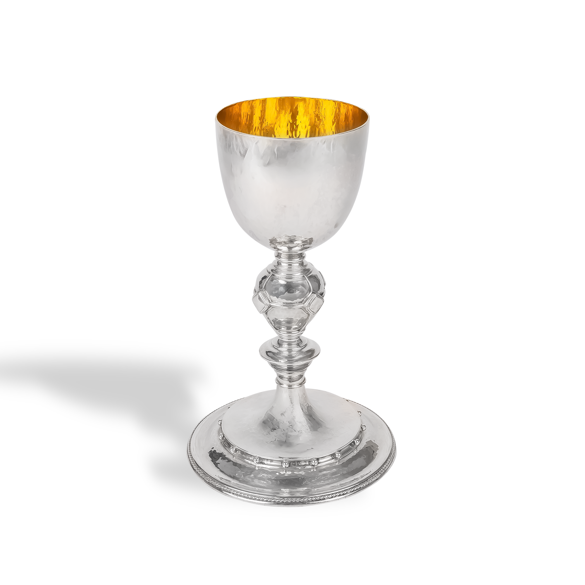 Silver Edward VII 26.3oz Chalice and Pat Hallmarked London_2