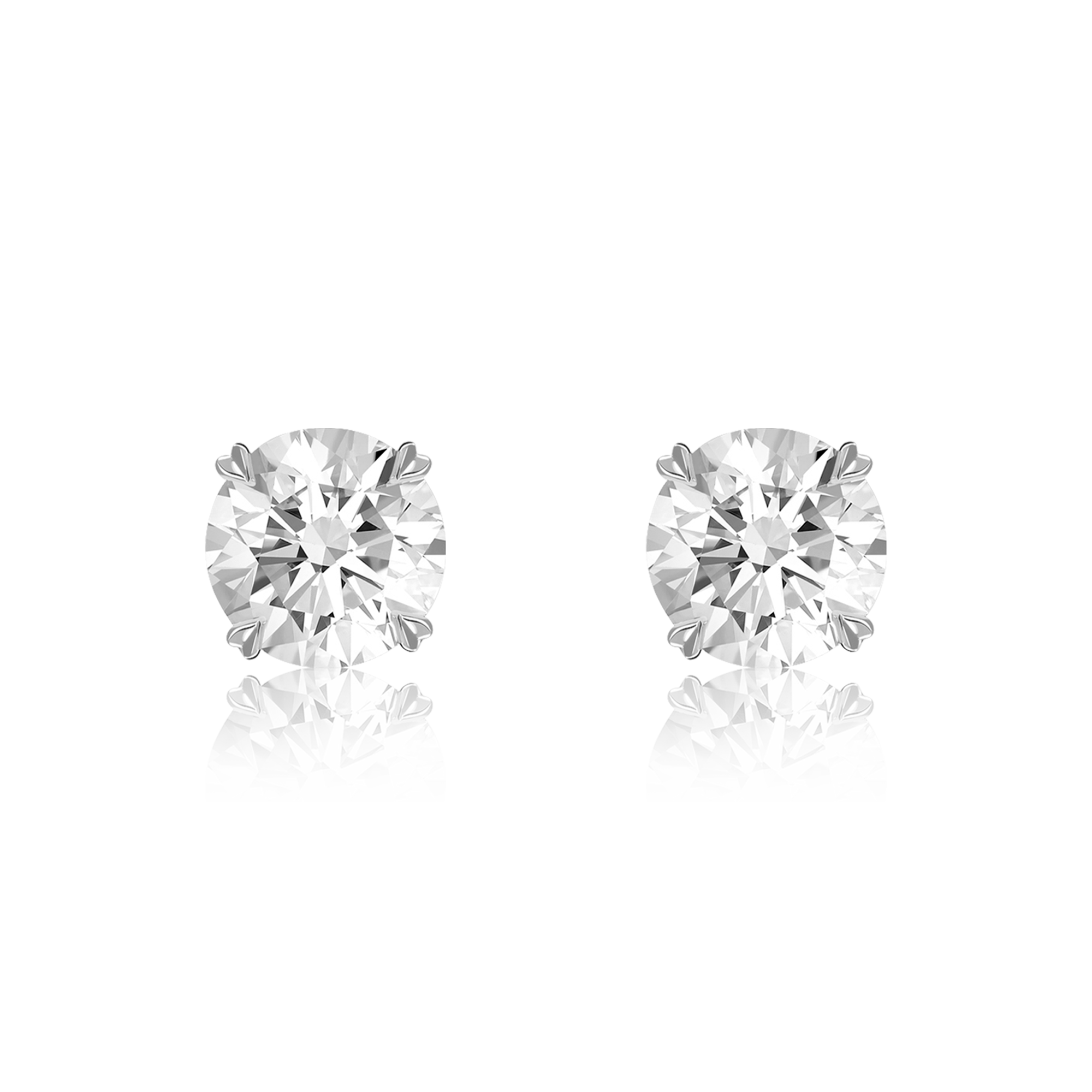 Windsor 1.80ct Diamond Stud Earrings Brilliant cut, Claw set_1