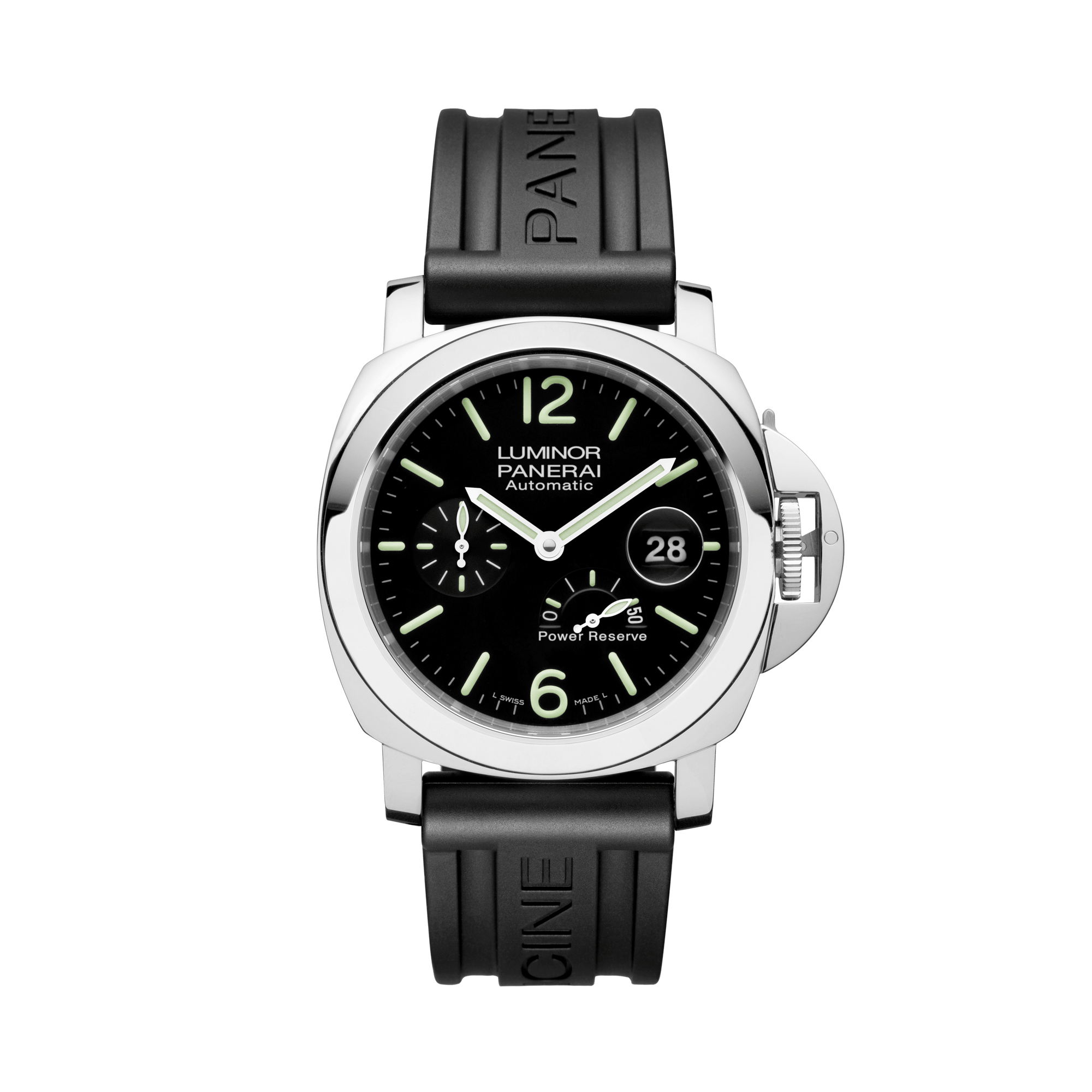 Luminor Power Reserve - 44mm Black Dial, Arabic/Baton Numerals_4