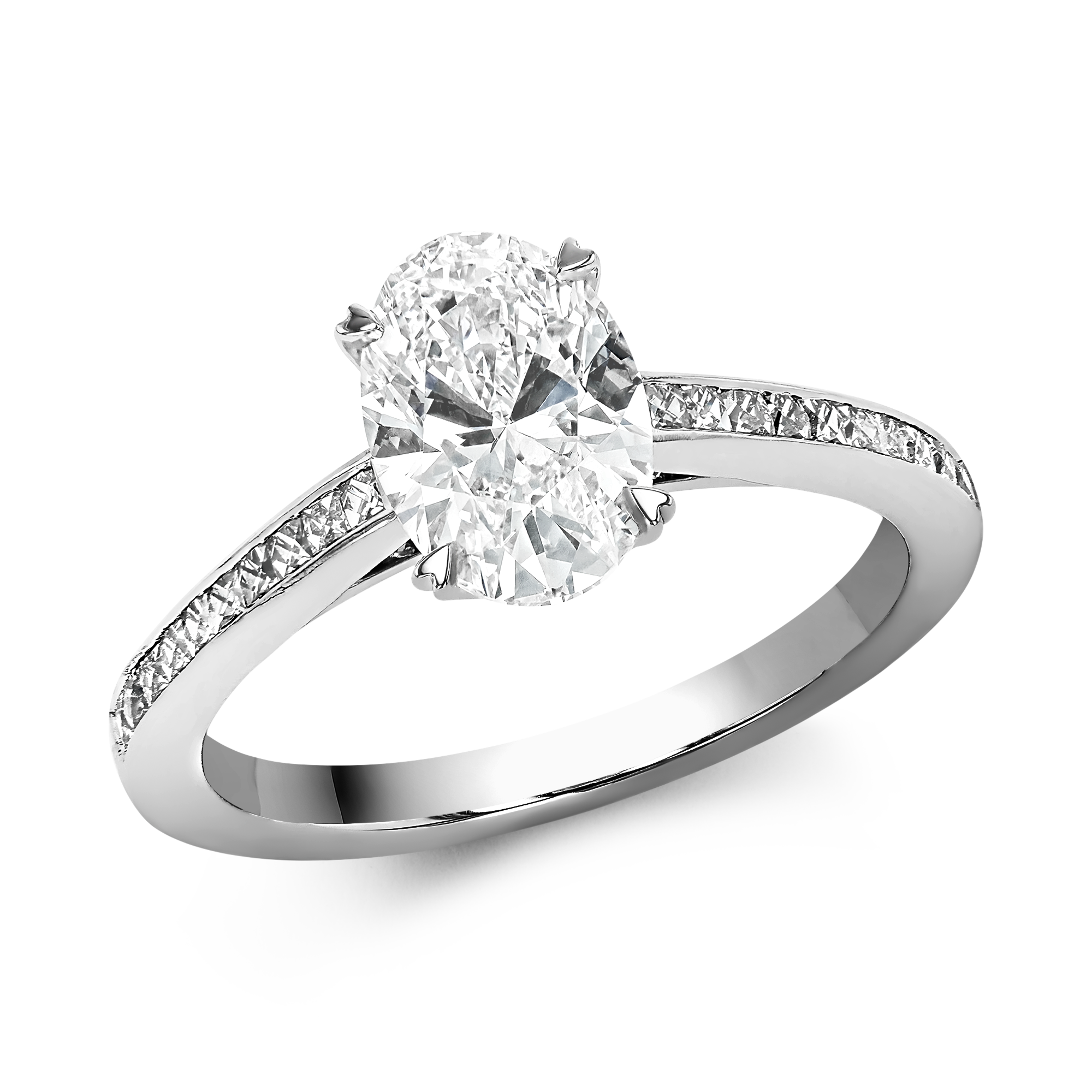 Gatsby 1.51ct Oval Diamond Solitaire Ring Oval Cut, Claw Set_1