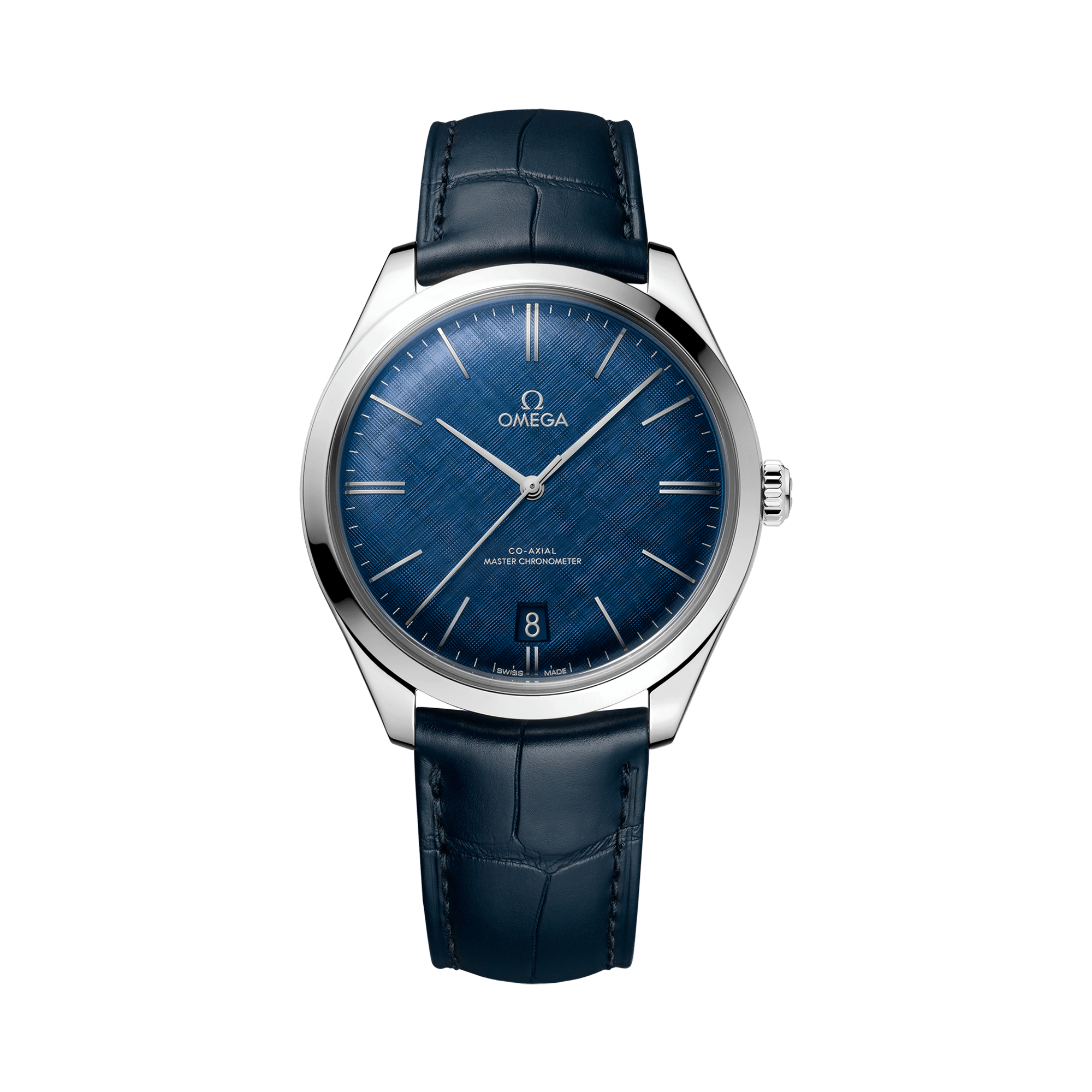 OMEGA De Ville Trésor 40mm, Blue Dial, Baton Numerals_1