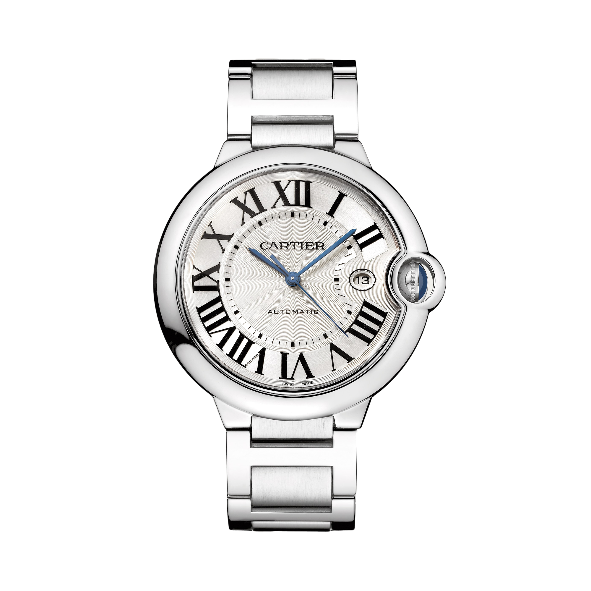 Cartier Ballon Bleu de Cartier 42mm, Silver Dial, Roman Numerals_1