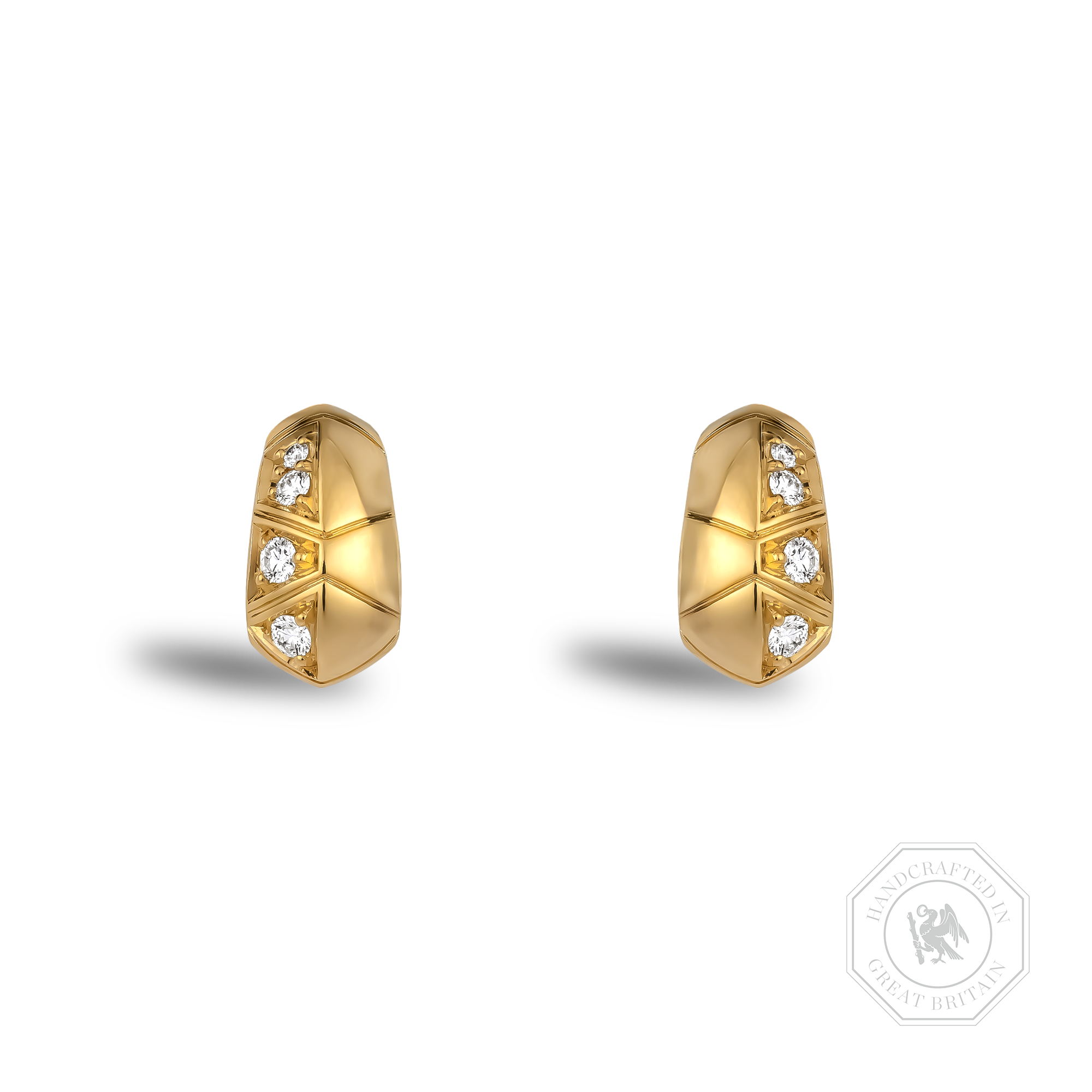 Origins Classic Diamond Set Earrings Brilliant cut, Claw set_1