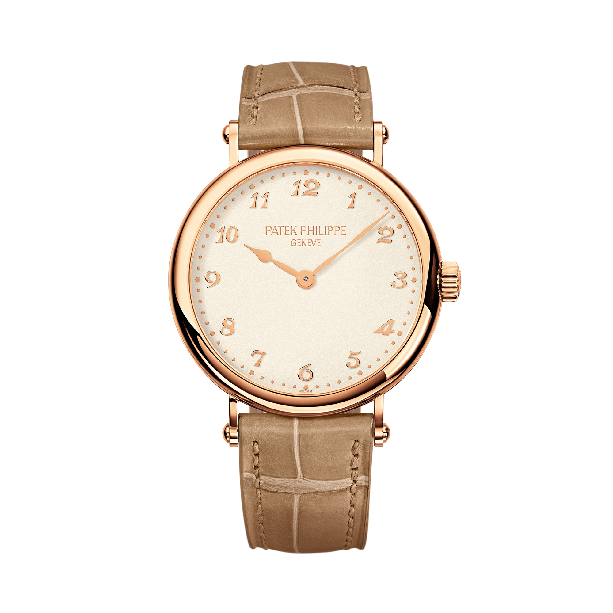 Patek Philippe Calatrava 34.6mm, Cream Dial, Arabic Numerals_1