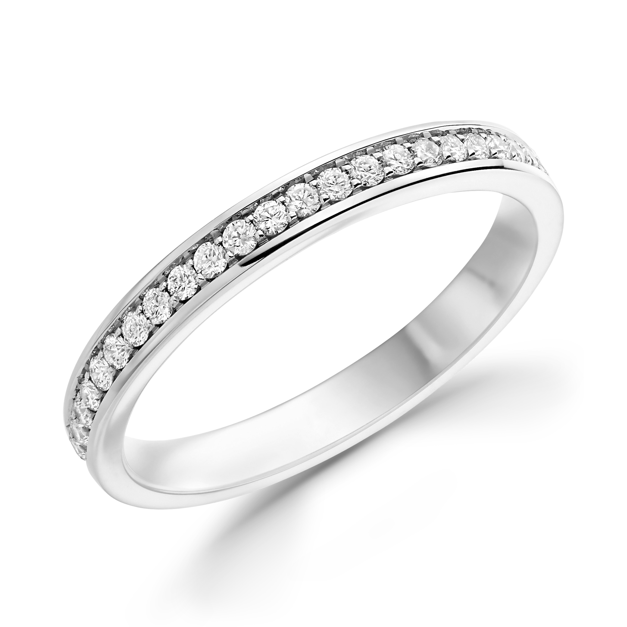 Classic 0.48ct Diamond Eternity Ring Brilliant Cut, Thread Set_1
