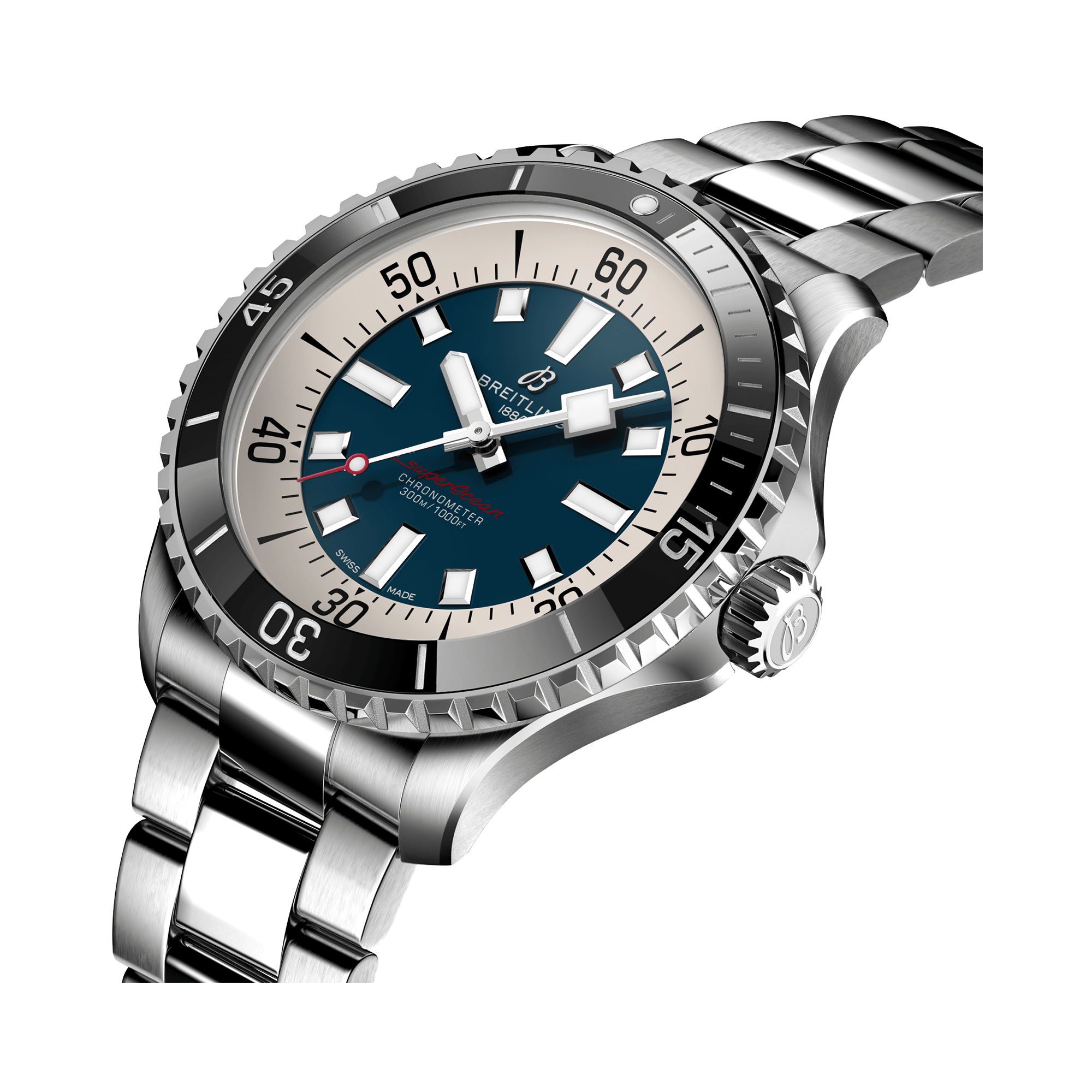 Breitling Superocean Automatic 44 44mm, Blue Dial, Arabic & Baton Numerals_3