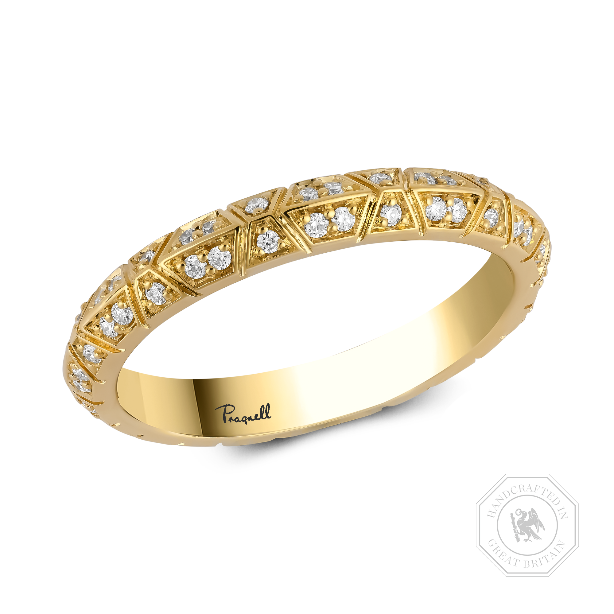 Origins Large Diamond Set Ring Brilliant cut, Claw set_1