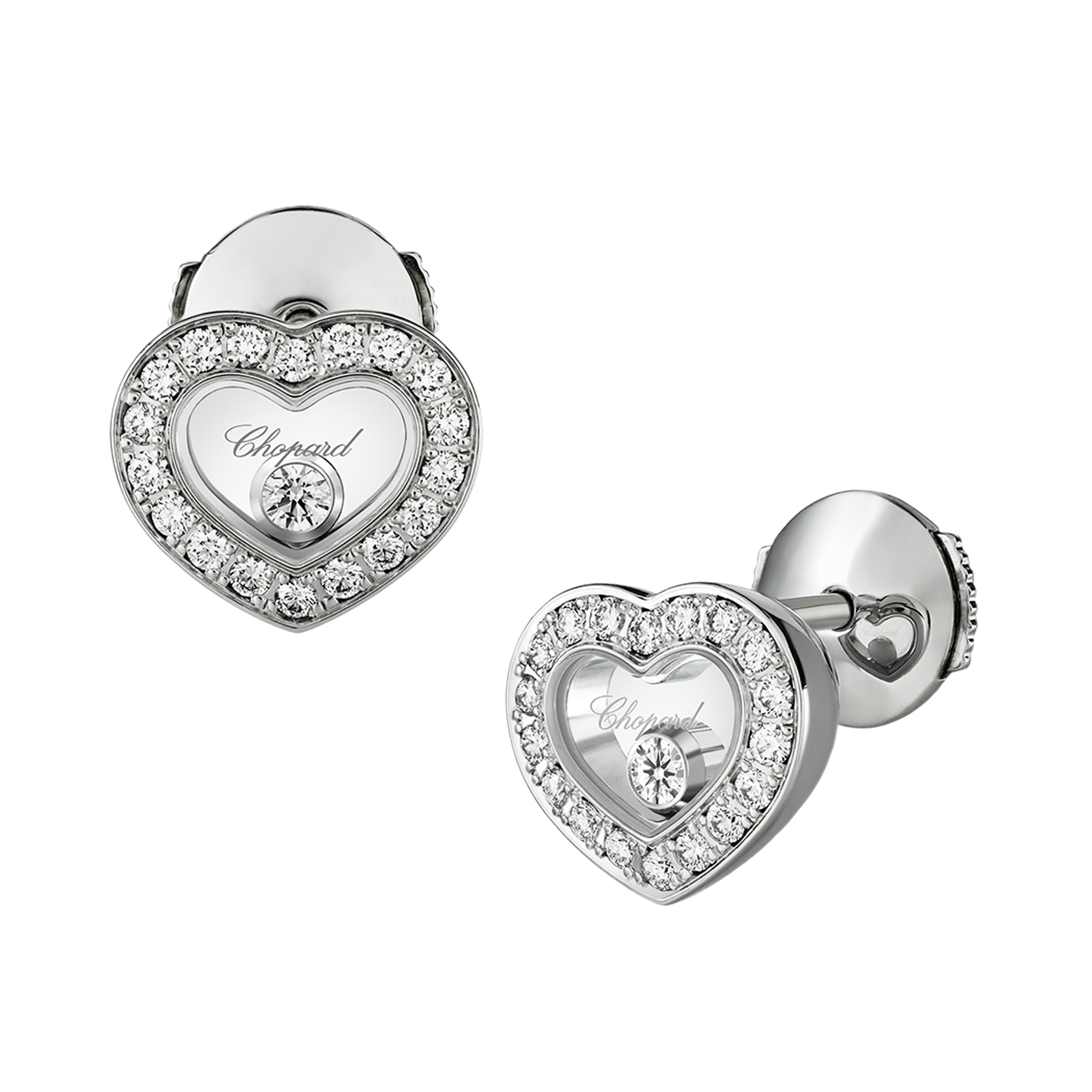 Chopard Happy Diamonds Studs Brilliant Cut, Rub Over Set_2