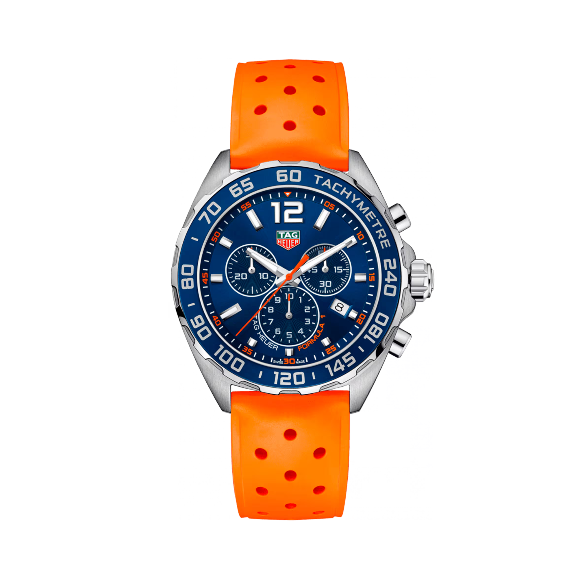 Tag Heuer Formula One Chronograph 43mm, Blue Dial, Baton Numerals_1