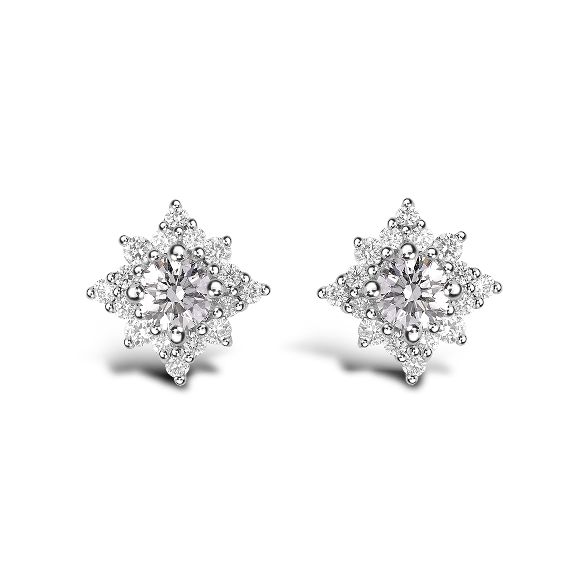 Star Struck Diamond Stud Earrings Brilliant cut, Claw set_1