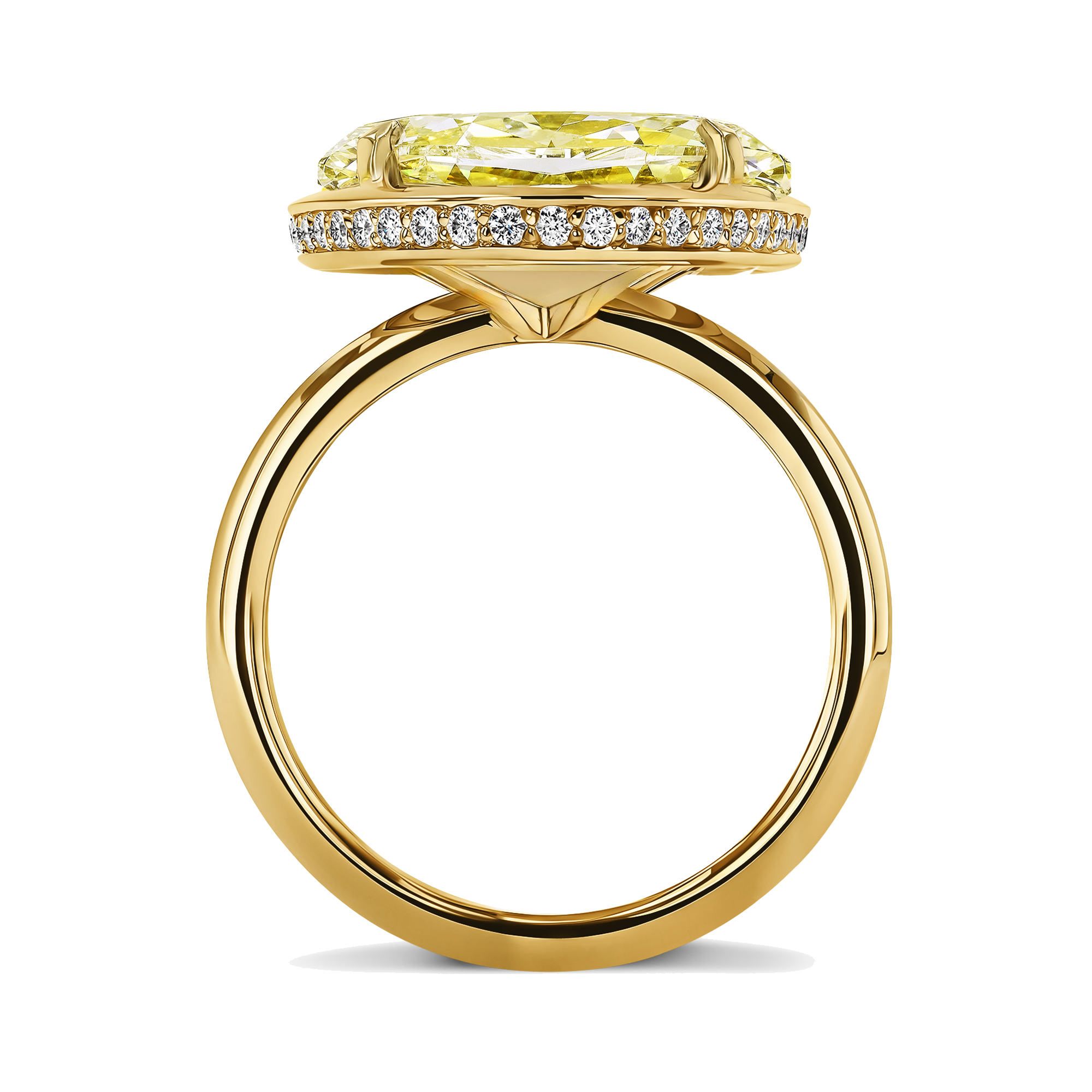 Masterpiece Skimming Stone 10.01ct South African Diamond Ring Oval Cut, Claw Set_3