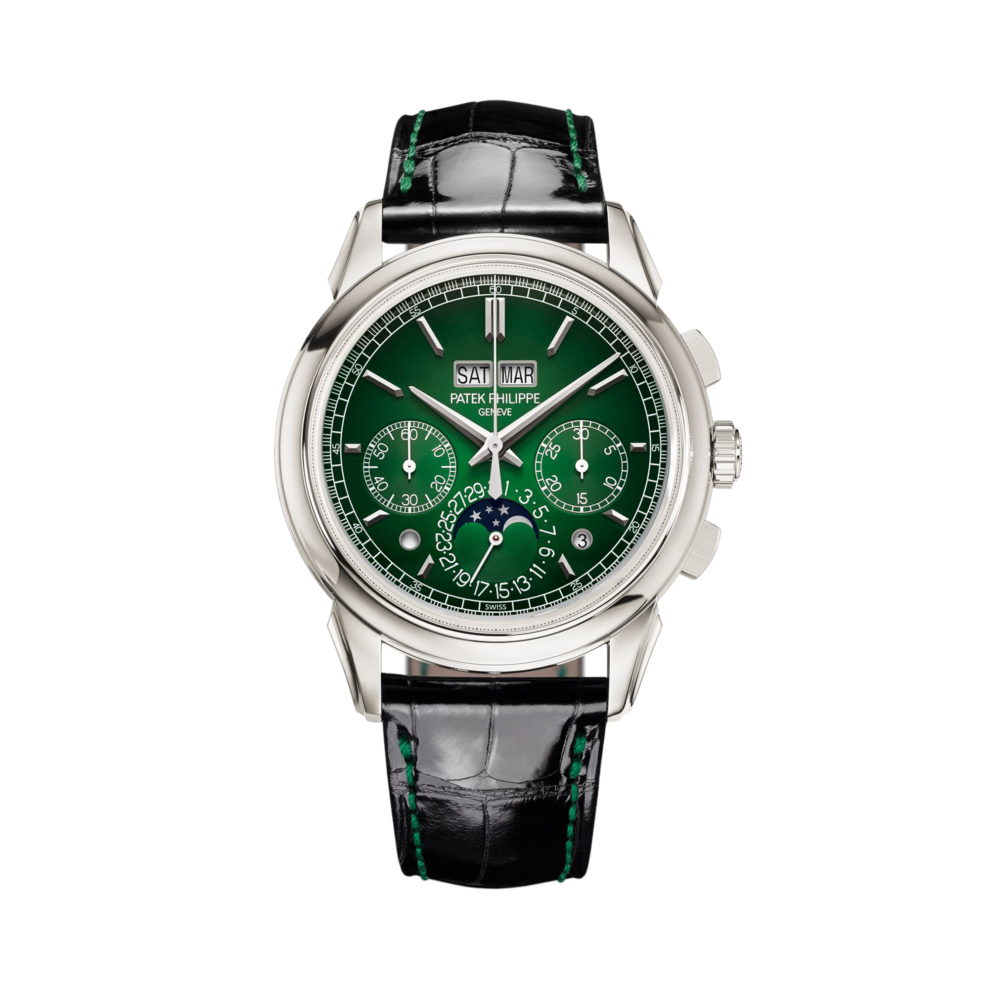 Patek Philippe Grand Complications Grand Complications 41mm, Green Dial, Baton Numerals_1