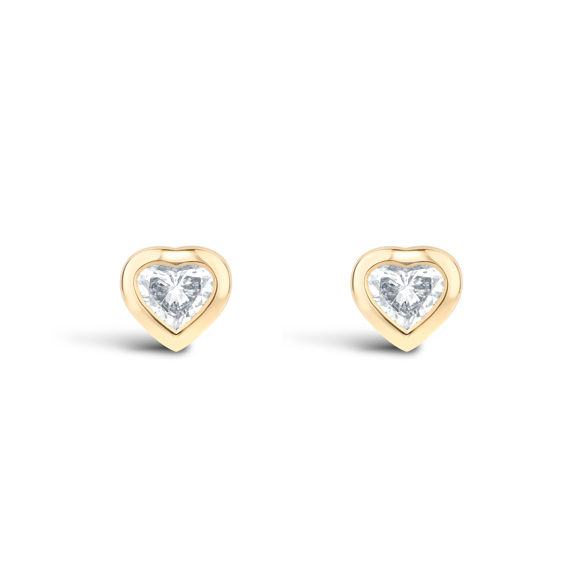 Sundance Diamond Earrings Heartshaped, Rubover Set_1