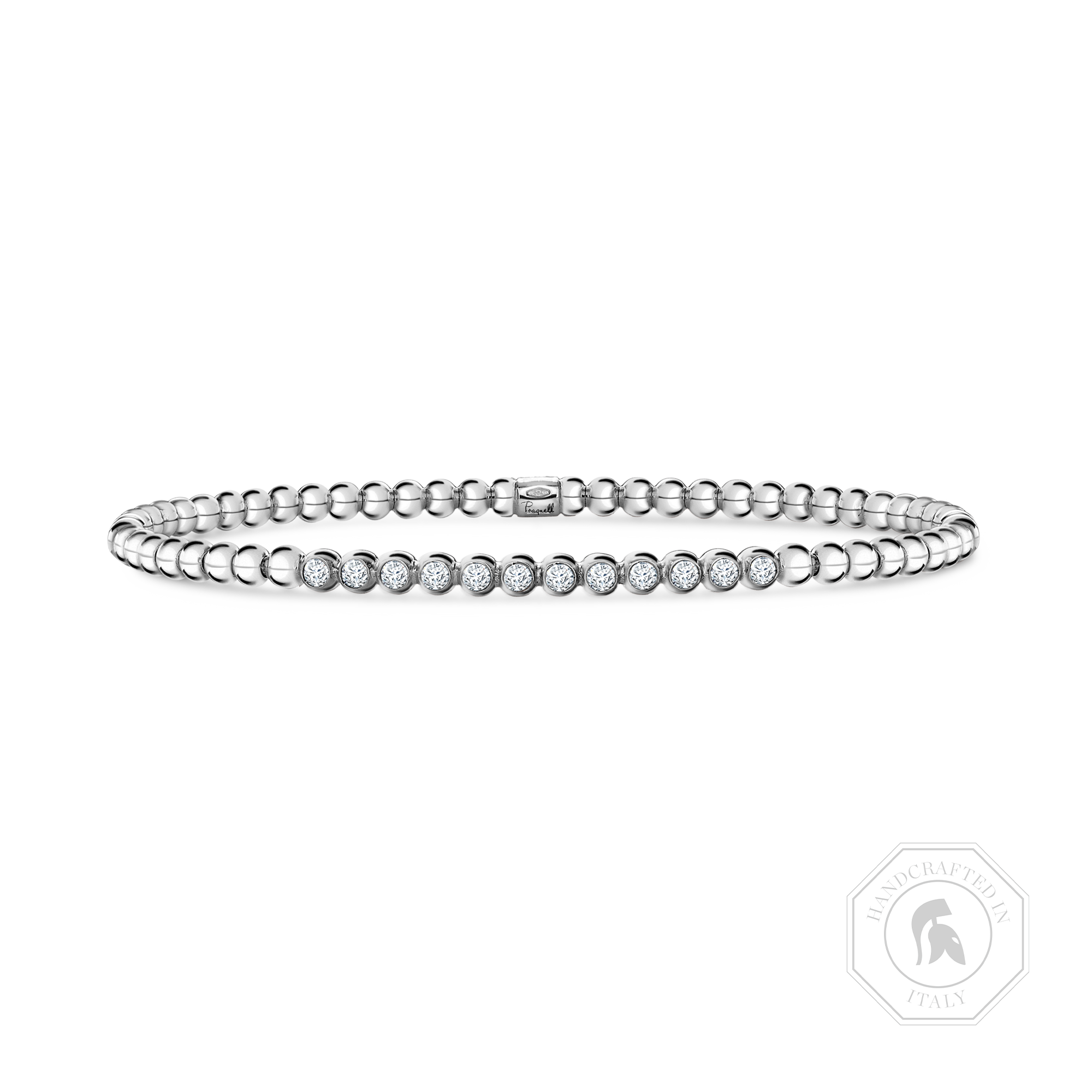 Bohemia Diamond Bracelet Brilliant Cut, Rubover Set_1